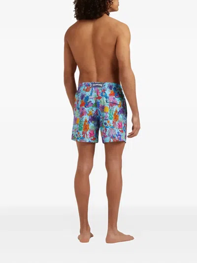 Vilebrequin Drawstring Swim Shorts In Blue