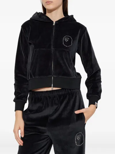 APE HEAD 丝绒连帽衫