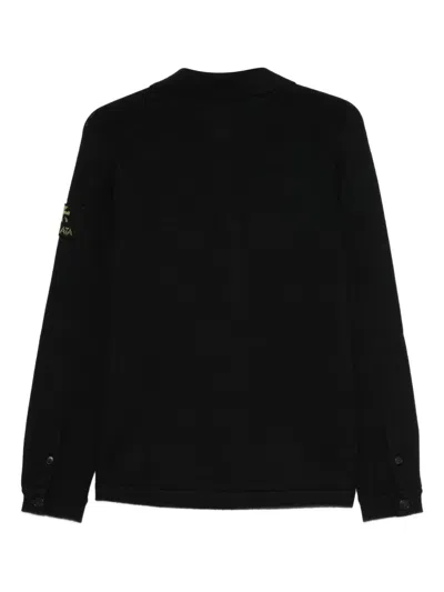 Premiata Zip-up Pocketed Cardigan In Black