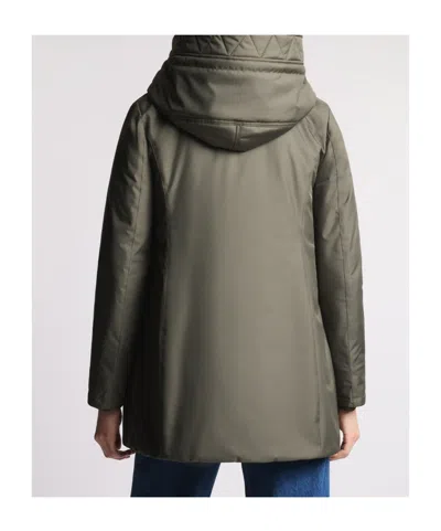 Fay Toggle Coat Tecnico Db Front Staccabile Jacket In Gray