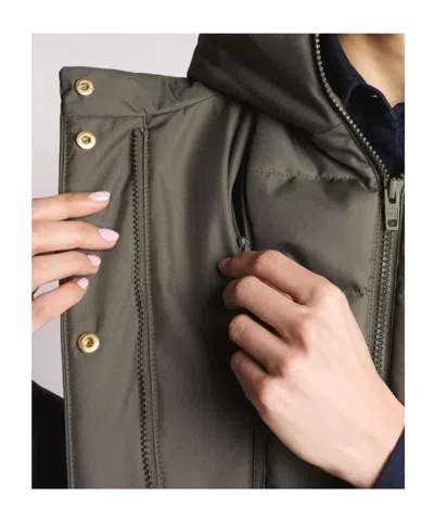 Fay Toggle Coat Tecnico Db Front Staccabile Jacket In Gray