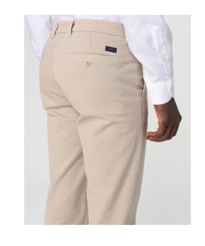 Fay Belt Loop Casual Pants In Brown
