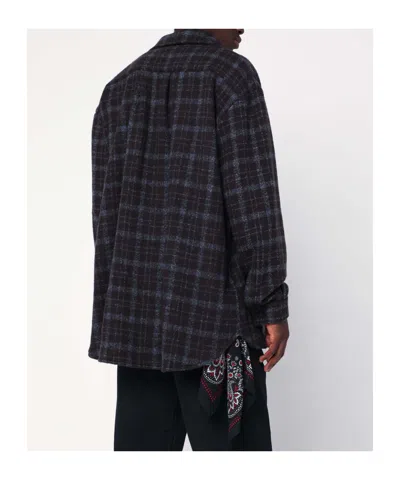 Destin Surl Checked Shirt In Black