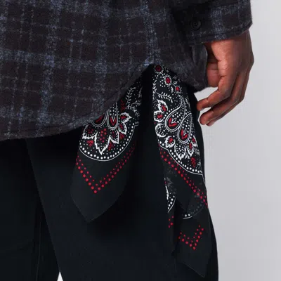 Destin Surl Checked Shirt In Black