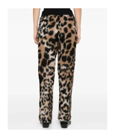Gcds Leopard-print Drawstring-waist Pants In Animal Print