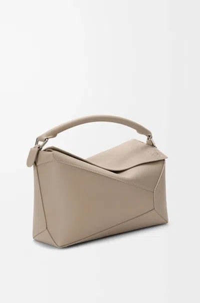 Loewe Medium Puzzle Edge Shoulder Bag In Brown