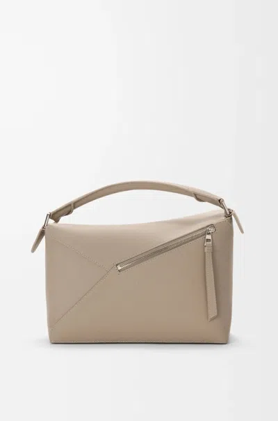Loewe Medium Puzzle Edge Shoulder Bag In Brown