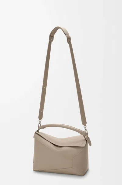 Loewe Medium Puzzle Edge Shoulder Bag In Brown