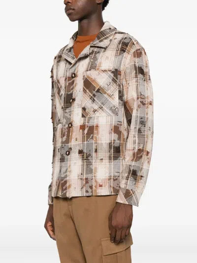 Imperial Plaid Shirt In Brown