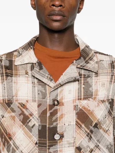 Imperial Plaid Shirt In Brown