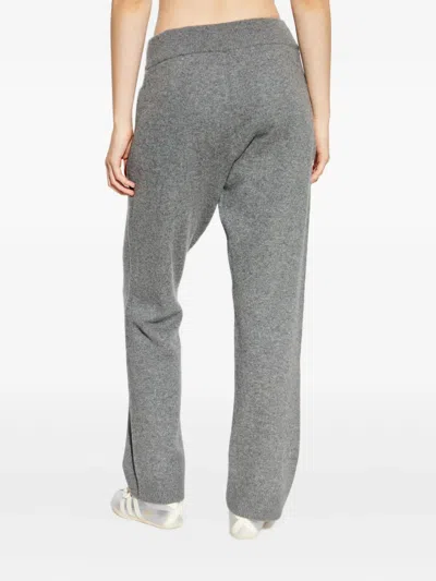 Entire Studios Side-pockets Knitted Trousers In Gray