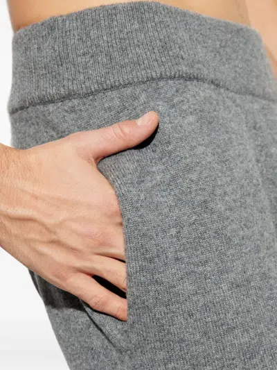 Entire Studios Side-pockets Knitted Trousers In Gray