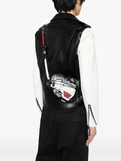 拼贴设计单肩包