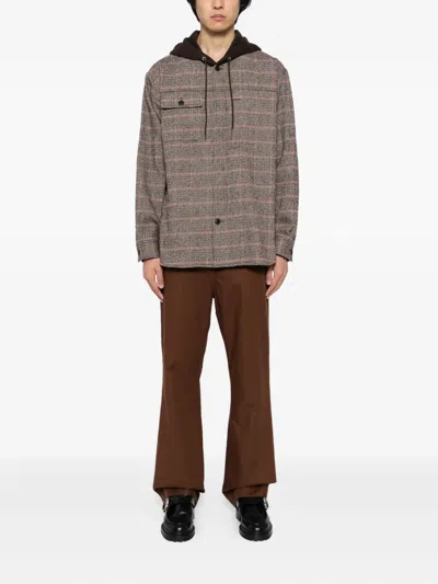 Undercover Brown Up2e4407-1 Hoodie In Multi