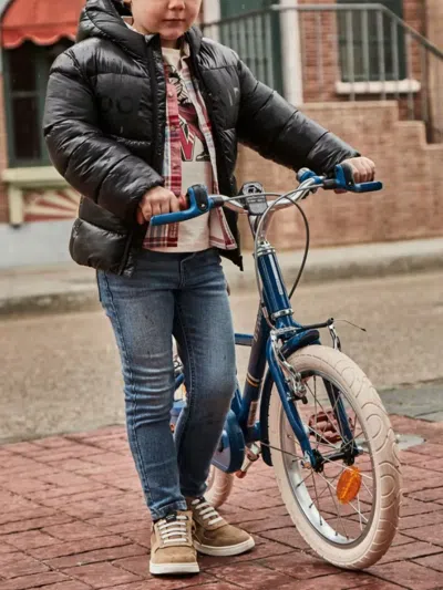 Mayoral Logo-patch Denim Jeans In Blue