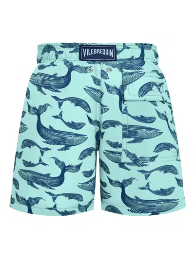 Vilebrequin Elasticated-waistband Whale Swim Shorts In Multi