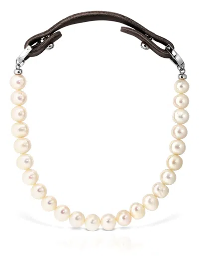 珍珠皮质项链