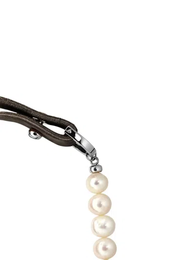 珍珠皮质项链