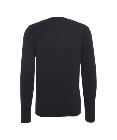Dondup Fine Knit Wool Pullover In Black