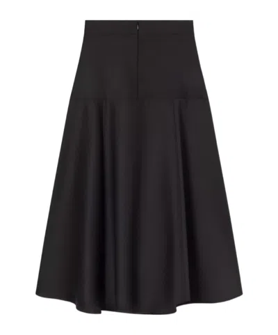 Pence Dalia Panelled Maxi Skirt In Black