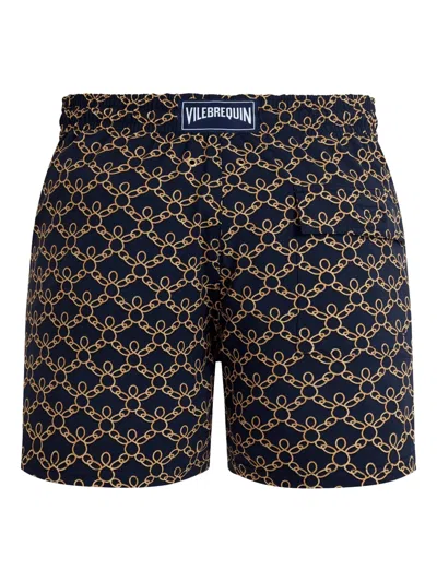 Vilebrequin Elasticated-waistband Swim Shorts In Blue