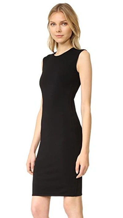 Shop Vince Tank Dress In Black