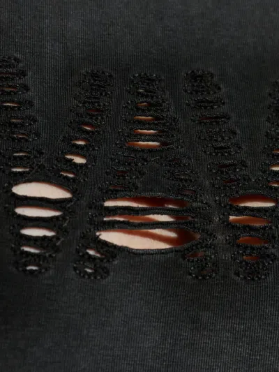 Avavav Baby T Shirt Cut Av Logo In Black