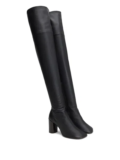 Lemaire Block-heel Boots In Black