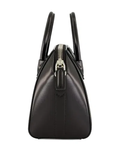 Givenchy Mini Leather Handbag With Adjustable Strap In Black