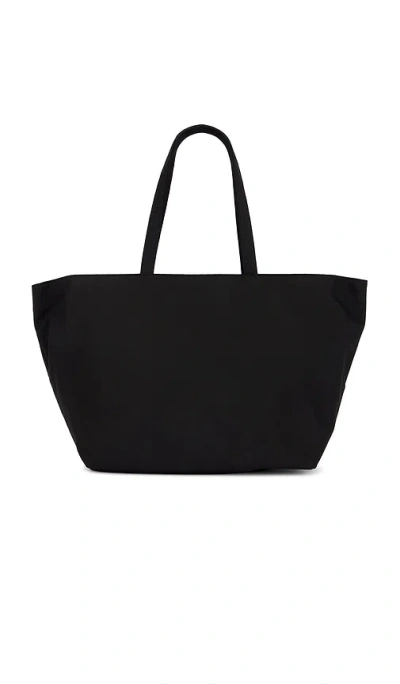 Alexander Wang Structured Black Tote Bag With Subtle Embossed Logo