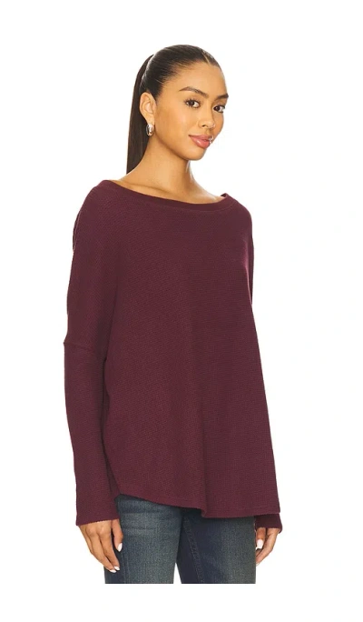 Free People X We The Free Latte Blues Thermal Solid In Brown
