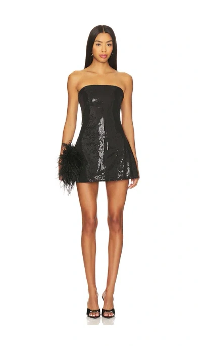 Ow Collection Maya Mini Dress In Black