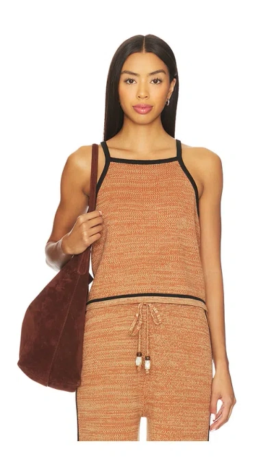 Sancia Cia Knit Top In Brown