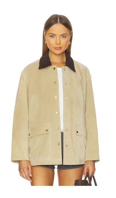 Rag & Bone Cassidy Suede Jacket In Brown