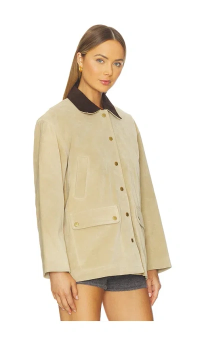 Rag & Bone Cassidy Suede Jacket In Brown