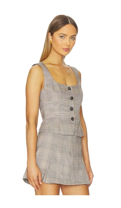 More To Come Julieta Top In Gray