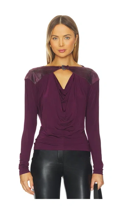 Versace Jeans Couture Top In Purple