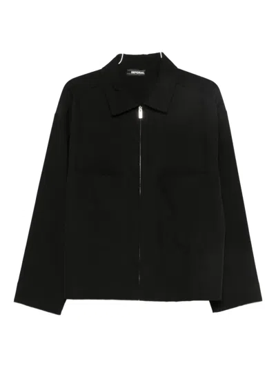 Imperial Zip-up Shirt In Animal Print