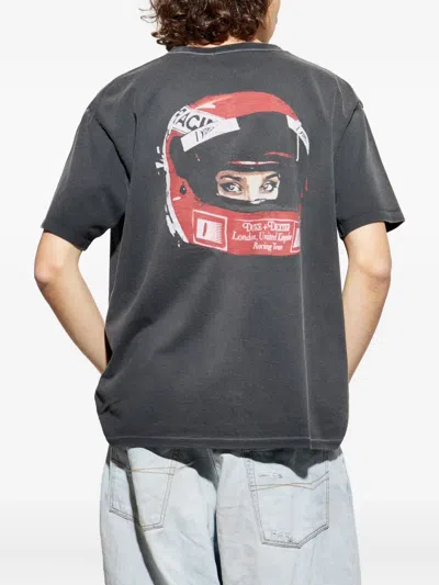 Duke & Dexter Graphic-print T-shirt In Blue