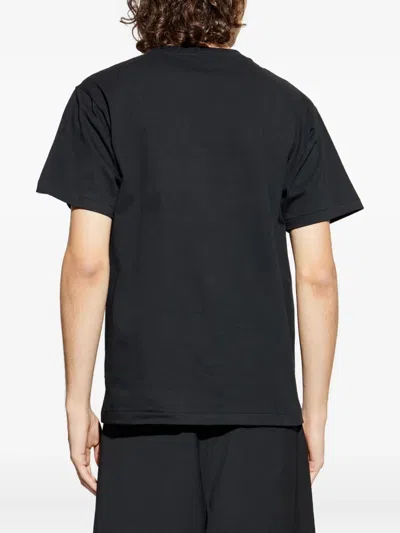 A Bathing Ape Mens Black Bape College Graphic-print Cotton-jersey T-shirt In Black