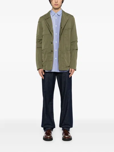 Junya Watanabe Multi-pocket Jacket In Green
