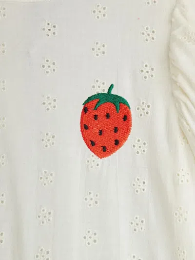 Mini Rodini Embroidered Tiered Dress In Multi