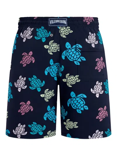 Vilebrequin Turtle-pattern Swim Shorts In Multi