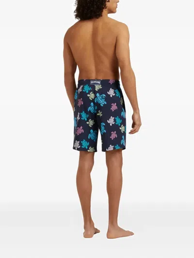 Vilebrequin Turtle-pattern Swim Shorts In Multi