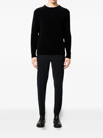Rrd Amos Perlupin Round Knit In Black