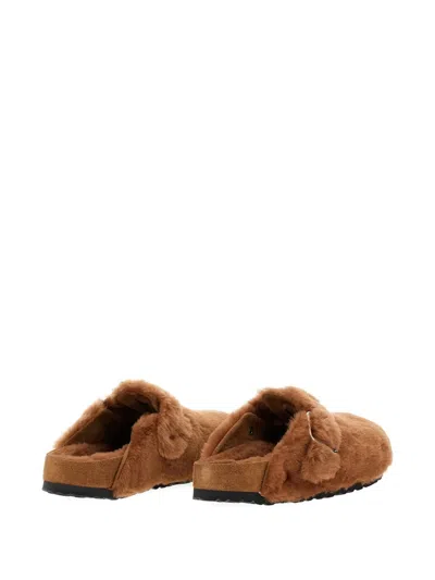 Birkenstock Becomes Berlin Boston Shearling 1774 In Brown