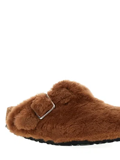 Birkenstock Becomes Berlin Boston Shearling 1774 In Brown