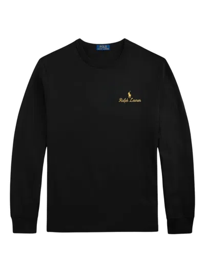 Polo Ralph Lauren Men's Standard Fit Logo T-shirt In Black