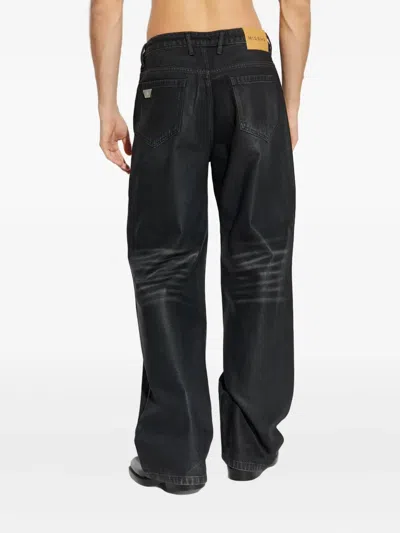Misbhv Austin Coated Jeans In Black