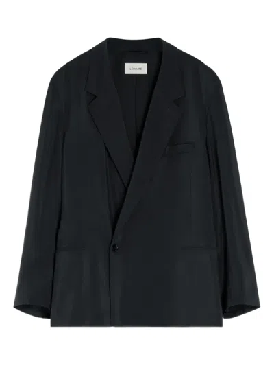 Lemaire Single-breasted Blazer In Black